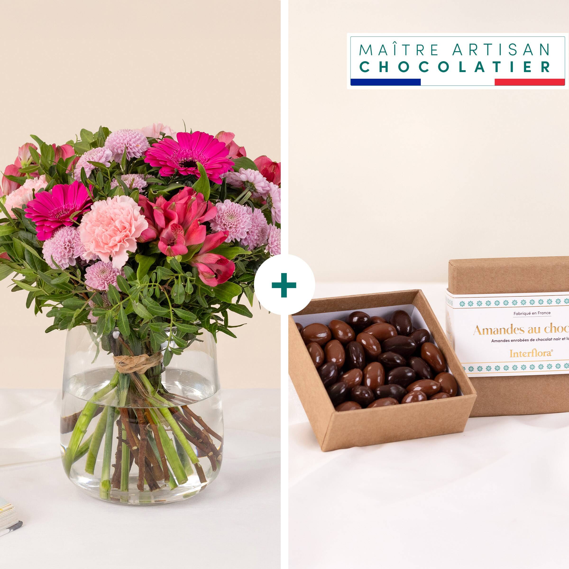 Pink Powdery softness and chocolate - Douceur poudree