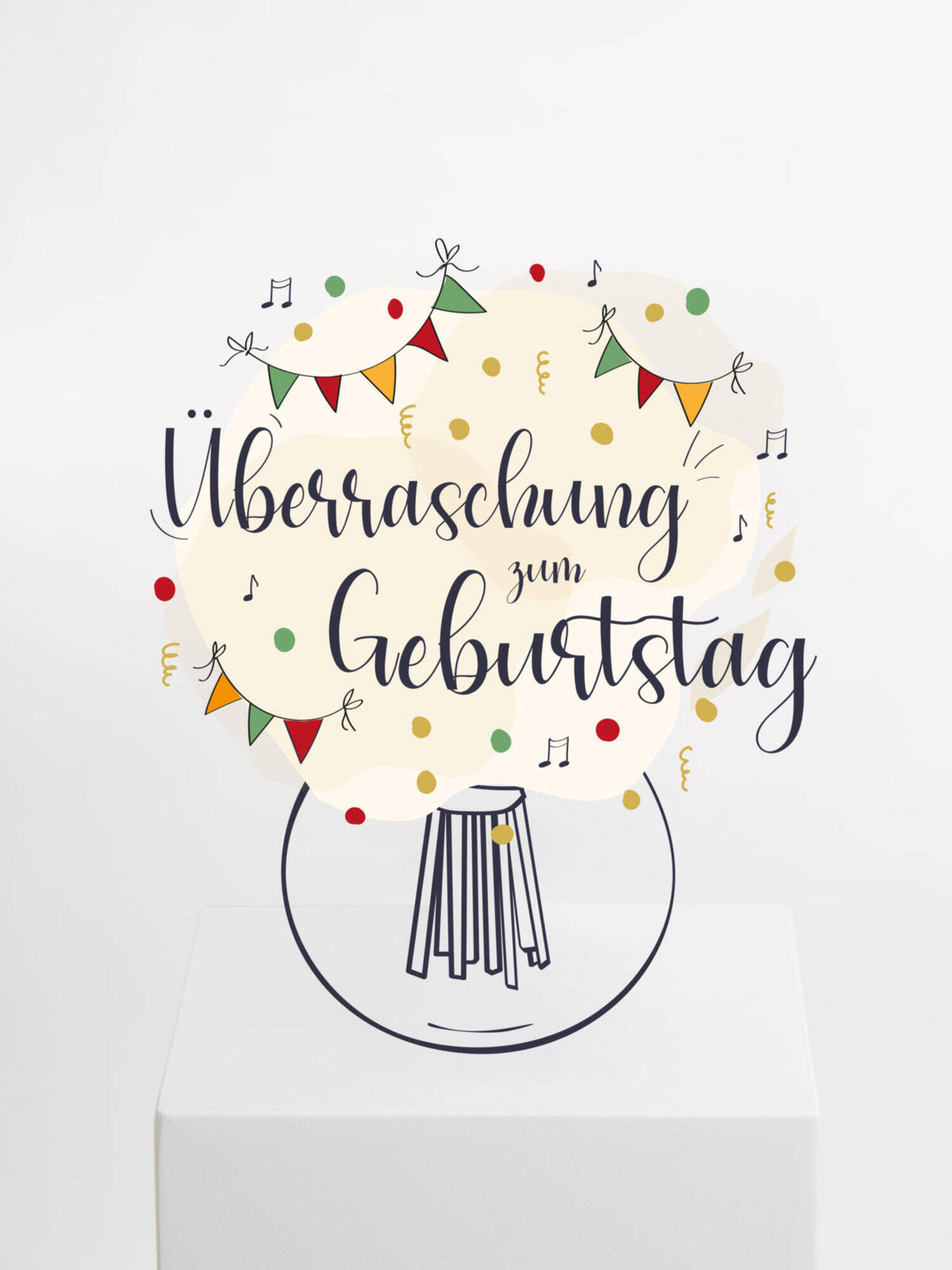 Bunter Überraschungsstrauß zum Geburtstag