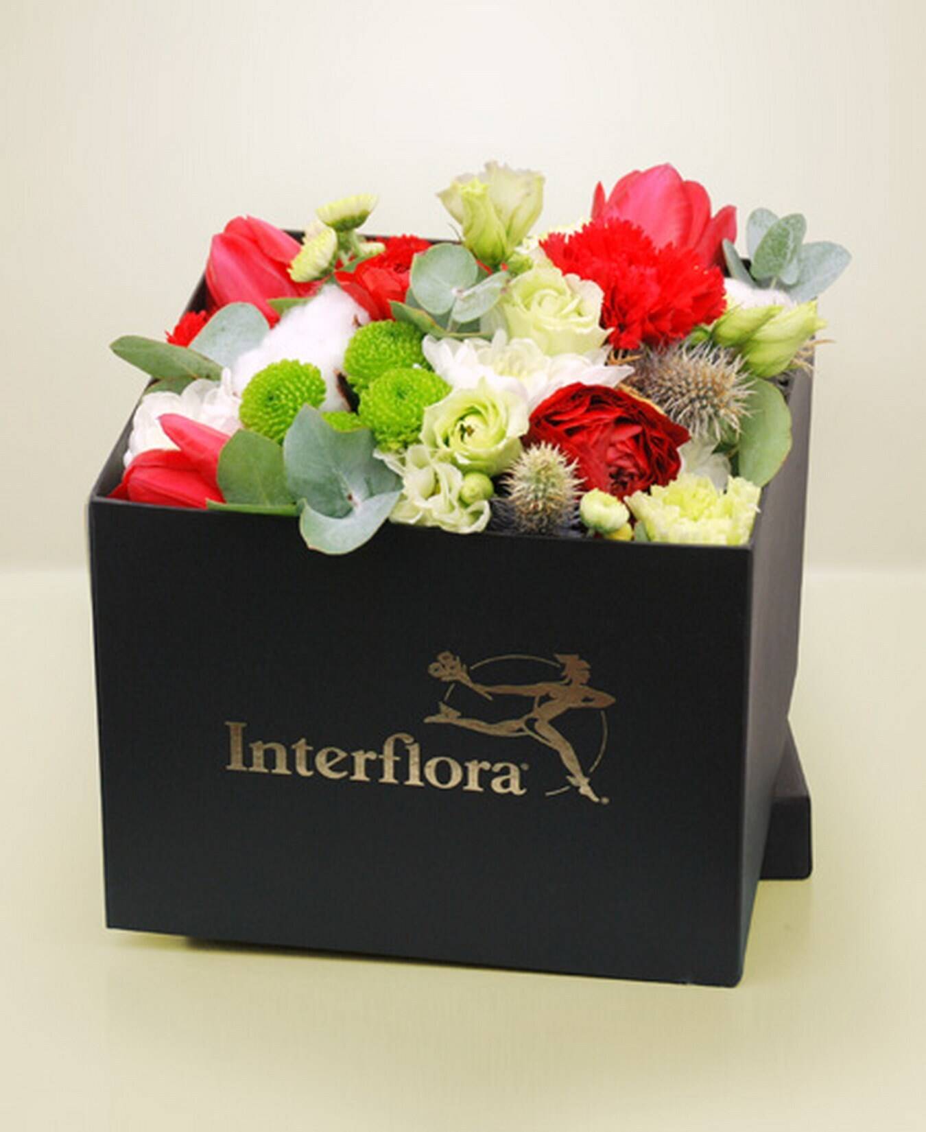 Blumenbox, Blumenarrangement, Interflora, Blumenstrauß, bunt, Blumenbox, Blumenstrauß, Interflora, Blumenarrangement, Geschenkbox