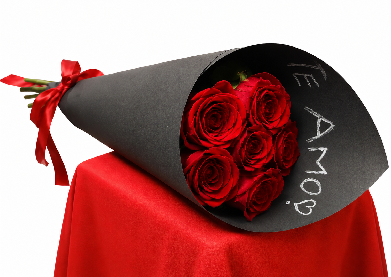Rosen bouquet, rote Rosen, Blumenstrauß, Geschenkverpackung, Valentinstag, blumen, rosenstrauß, rote rosen, bouquet, geschenk
