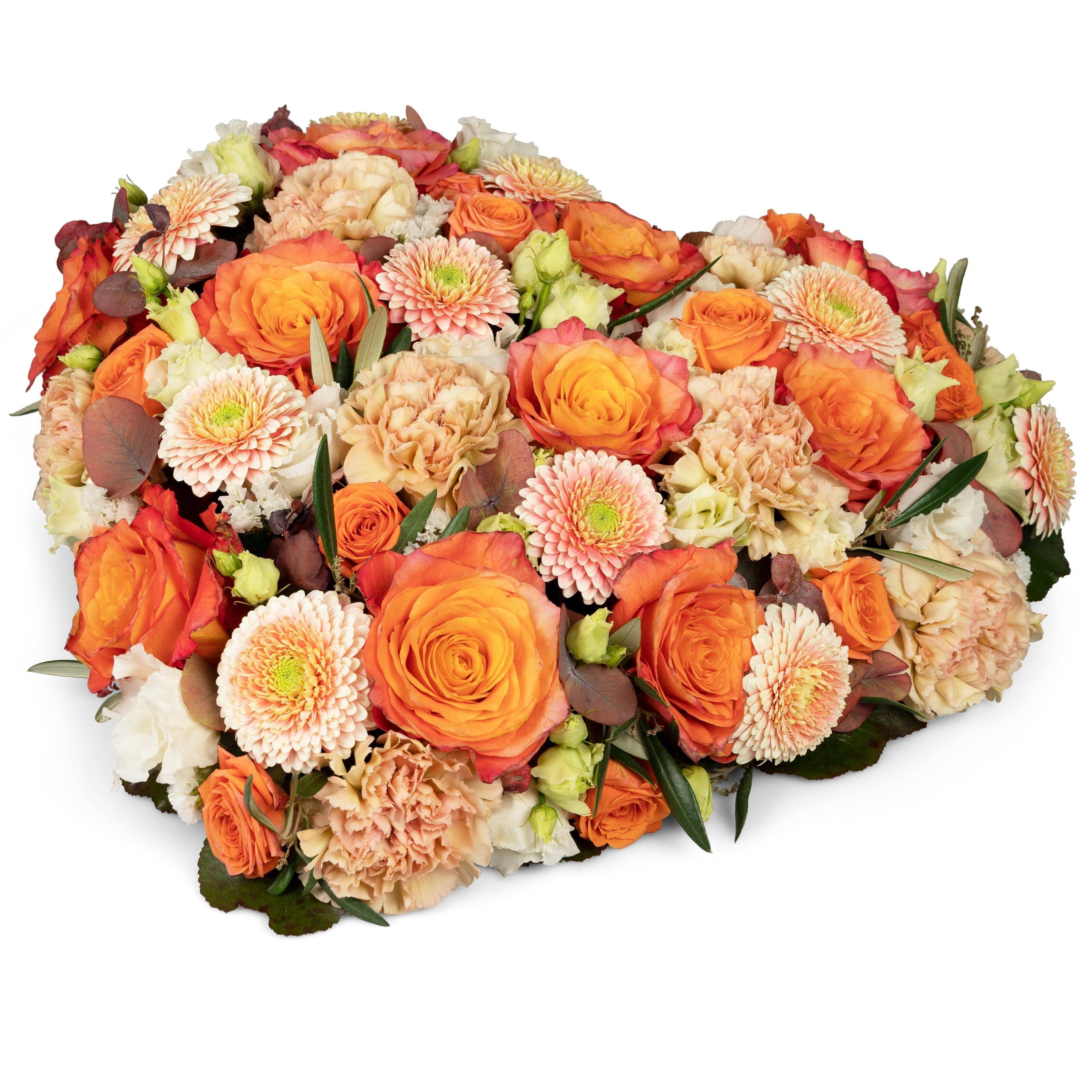 Flower arrangement 'From the Bottom of the Heart' for the ce