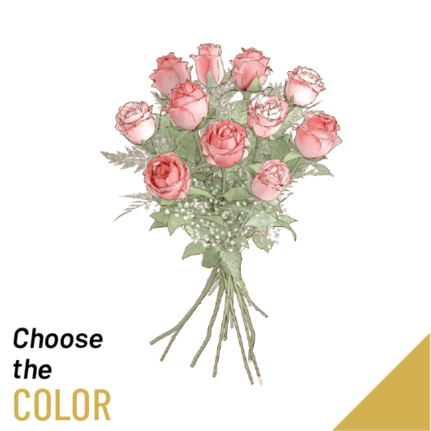 Blumenstrauß, Rosen, Rosa, Blüten, Stämme, Blumenstrauß, Rosen, pinkrosen, grüne stiele, Blumenstrauß