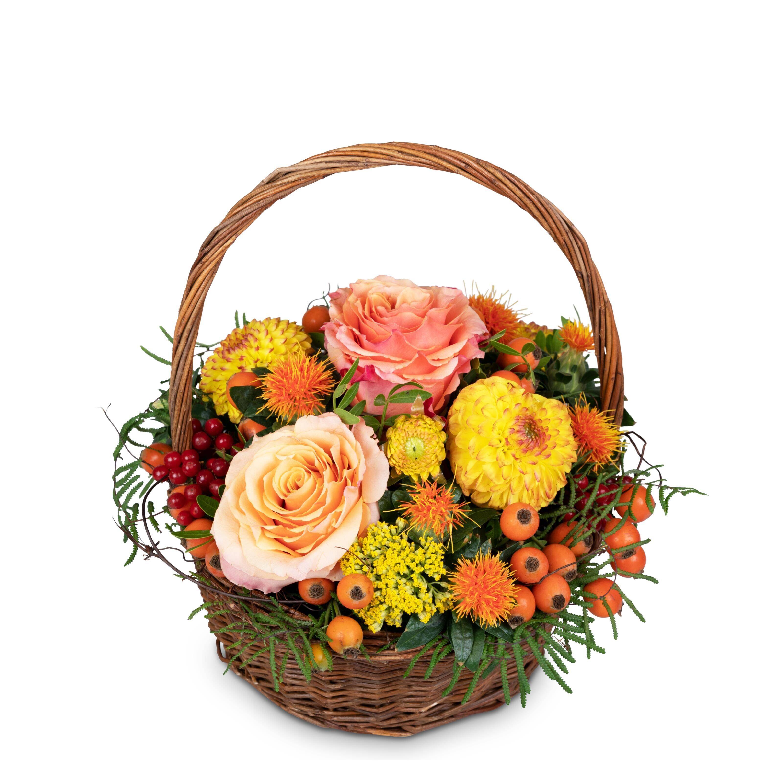 Flower arrangement 'The Indian Summer sends its regards'