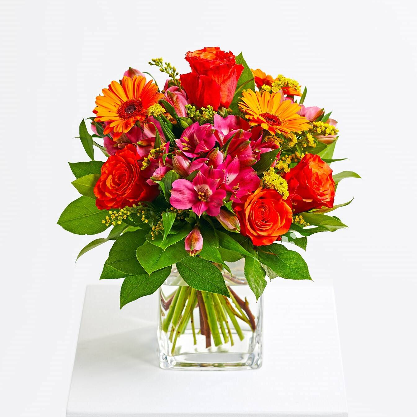 Blume, Blumen-Arrangement, Blumenstrauß, Florales Design, Rose, Blume, Blumen-Arrangement, Blumenstrauß, Florales Design, Rose, Blume, Blumen-Arrangement, Blumenstrauß, Florales Design, Rose, blumenstrauß, blumenarrangement, rose, orange pink, glasvase