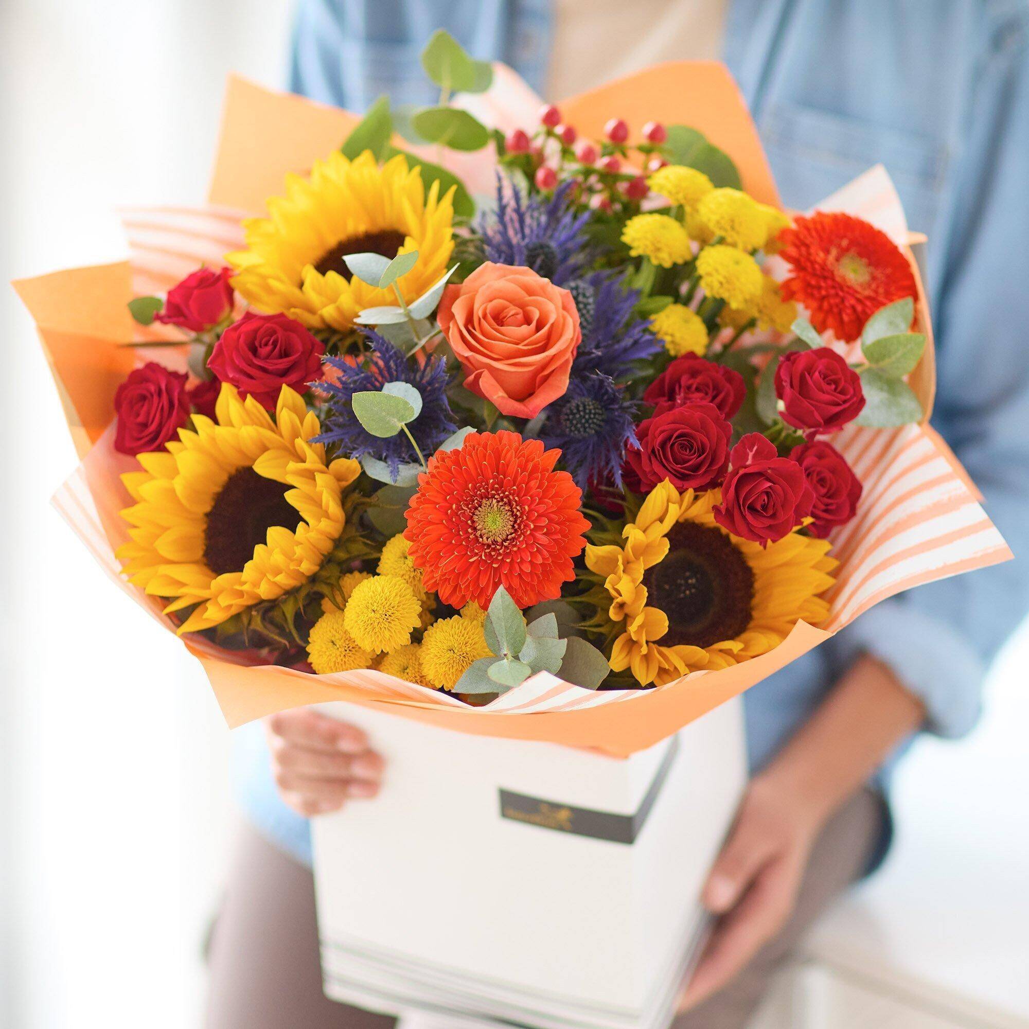 blumenstrauß, sonnenblumen, rosen, gerbera, bunt, blumen, Blumenstrauß, Sonnenblumen, Rosen, Gerbera, blumenstrauss, sonnenblumen, rosen, gerbera, gelbe blumen