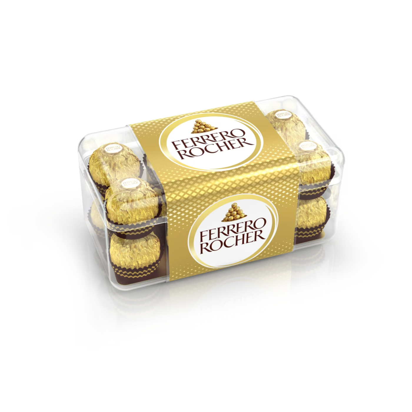 Schokolade, Pralinen, Gold, Packung, Ferrero Rocher, Schokoladen, Haselnuss, folienverpackt, Geschenkpackung, Süßware, Schokolade, Haselnuss, eingewickelt, gemischt, Schale/Verpackung