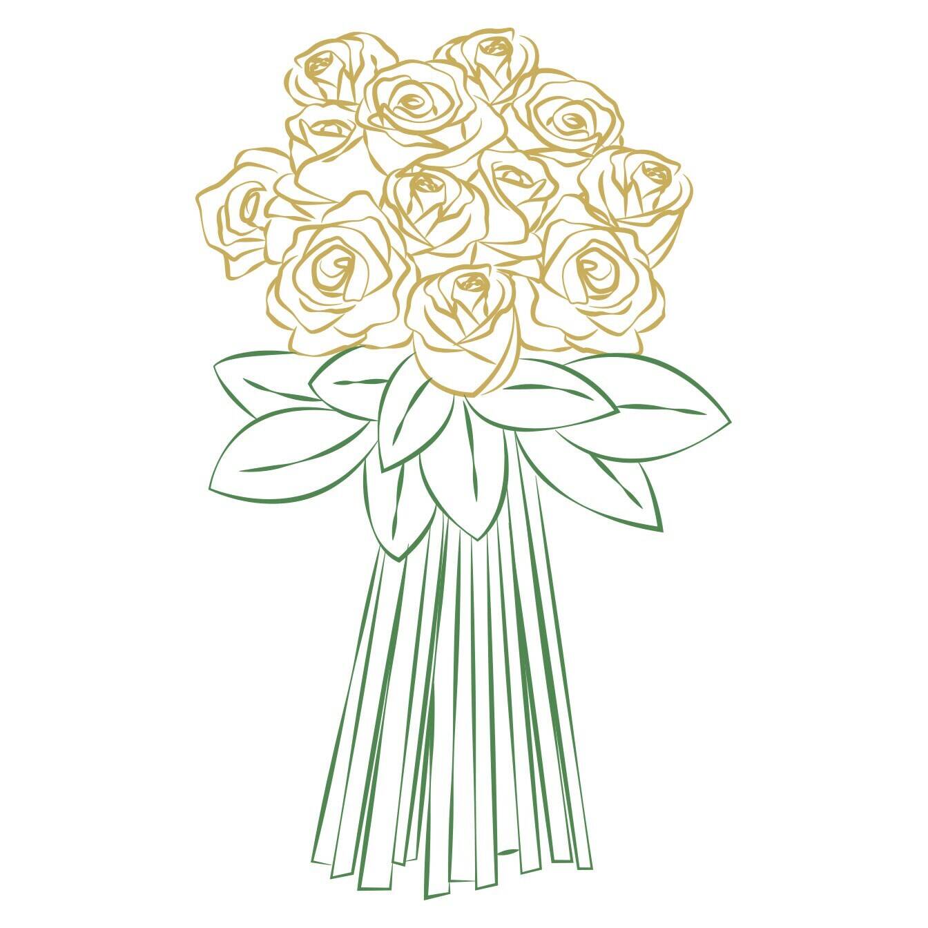 Kunst, Grafiken, Florales Design, Muster, Zeichnen, Kunst, Grafiken, Florales Design, Muster, Zeichnen, Kunst, Grafiken, Florales Design, Muster, Zeichnen, Kunst, Grafiken, Florales Design, Muster, Zeichnen, Bouquet, Rosen, Blumen, Stiele, GRÜNE BLÄTTER