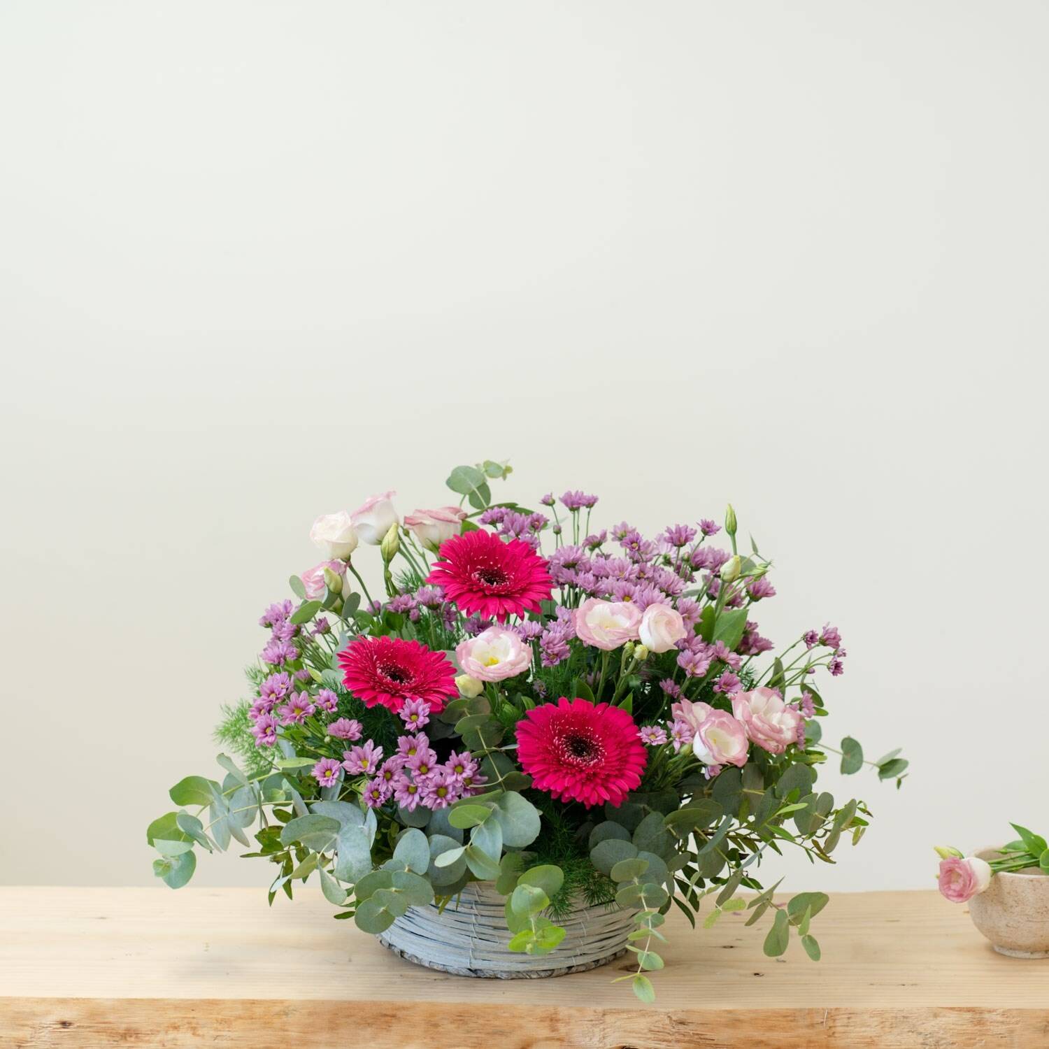 Centrepiece of Fuchsia Gerbera Daisies