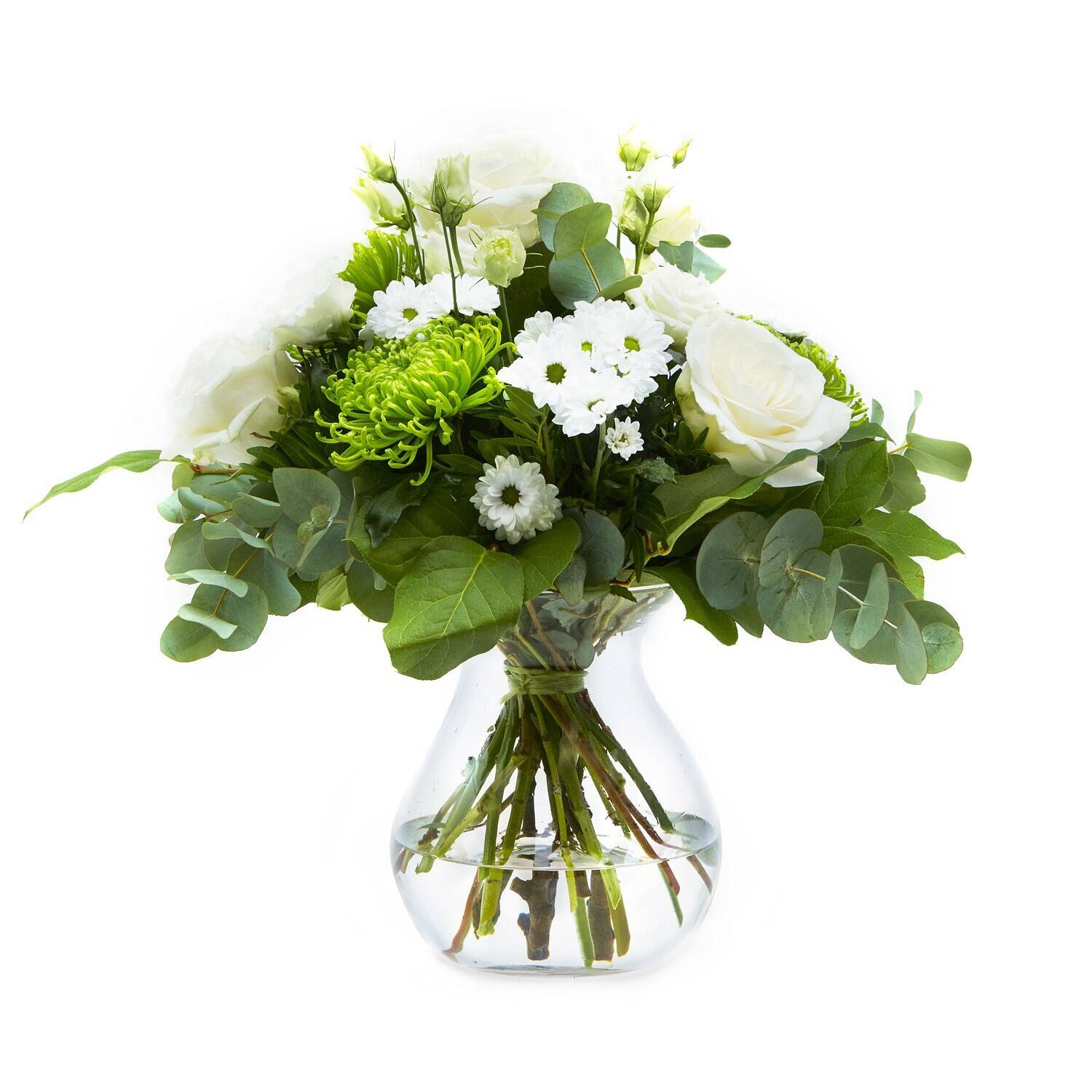 Blume, Blumen-Arrangement, Blumenstrauß, Florales Design, Grafiken, Blume, Blumen-Arrangement, Blumenstrauß, Florales Design, Grafiken, Blume, Blumen-Arrangement, Blumenstrauß, Florales Design, Grafiken, Bouquet, Blumen, Weiß, Glasvase, Grünzeug