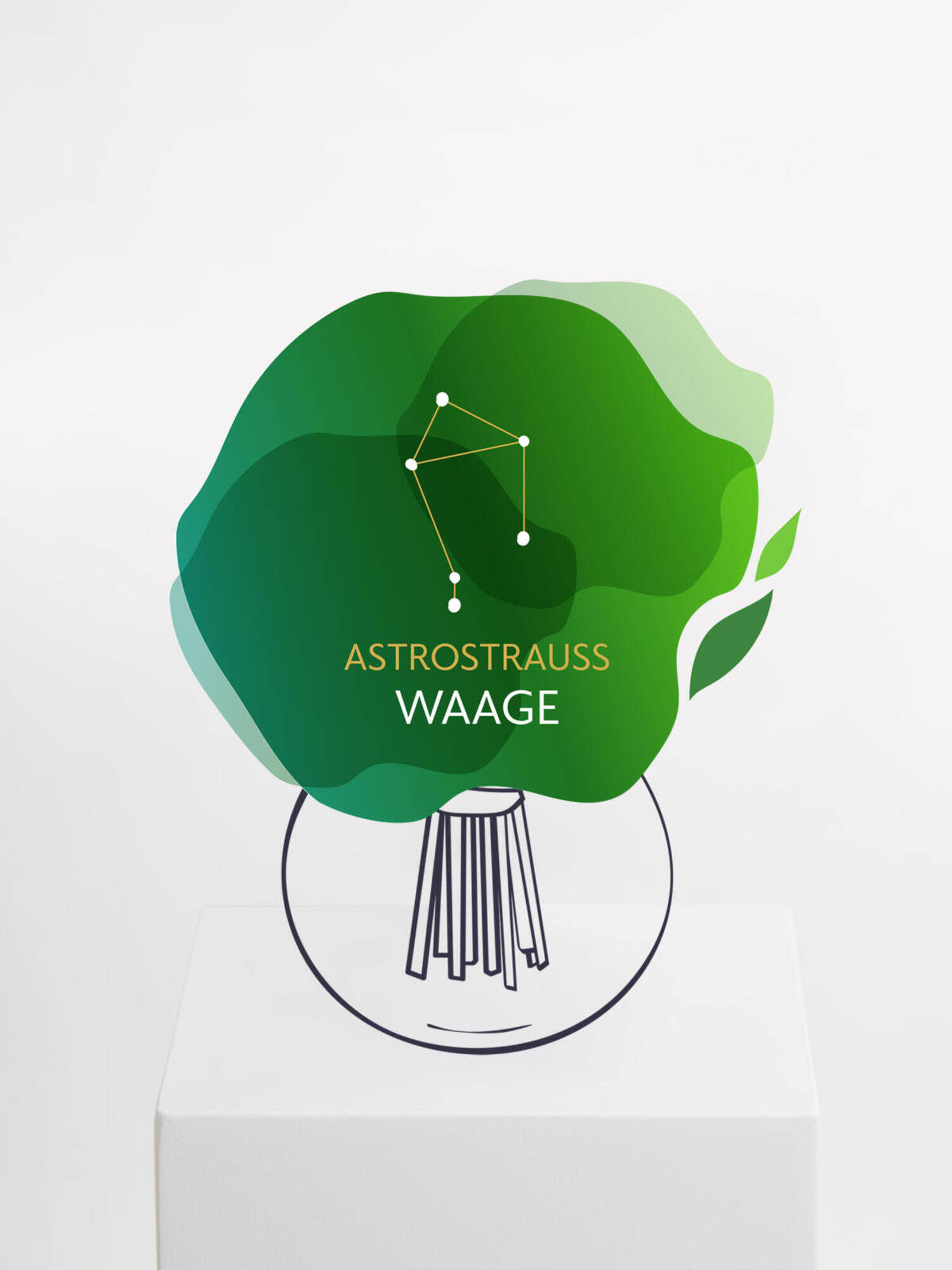 Astrostrauß Waage