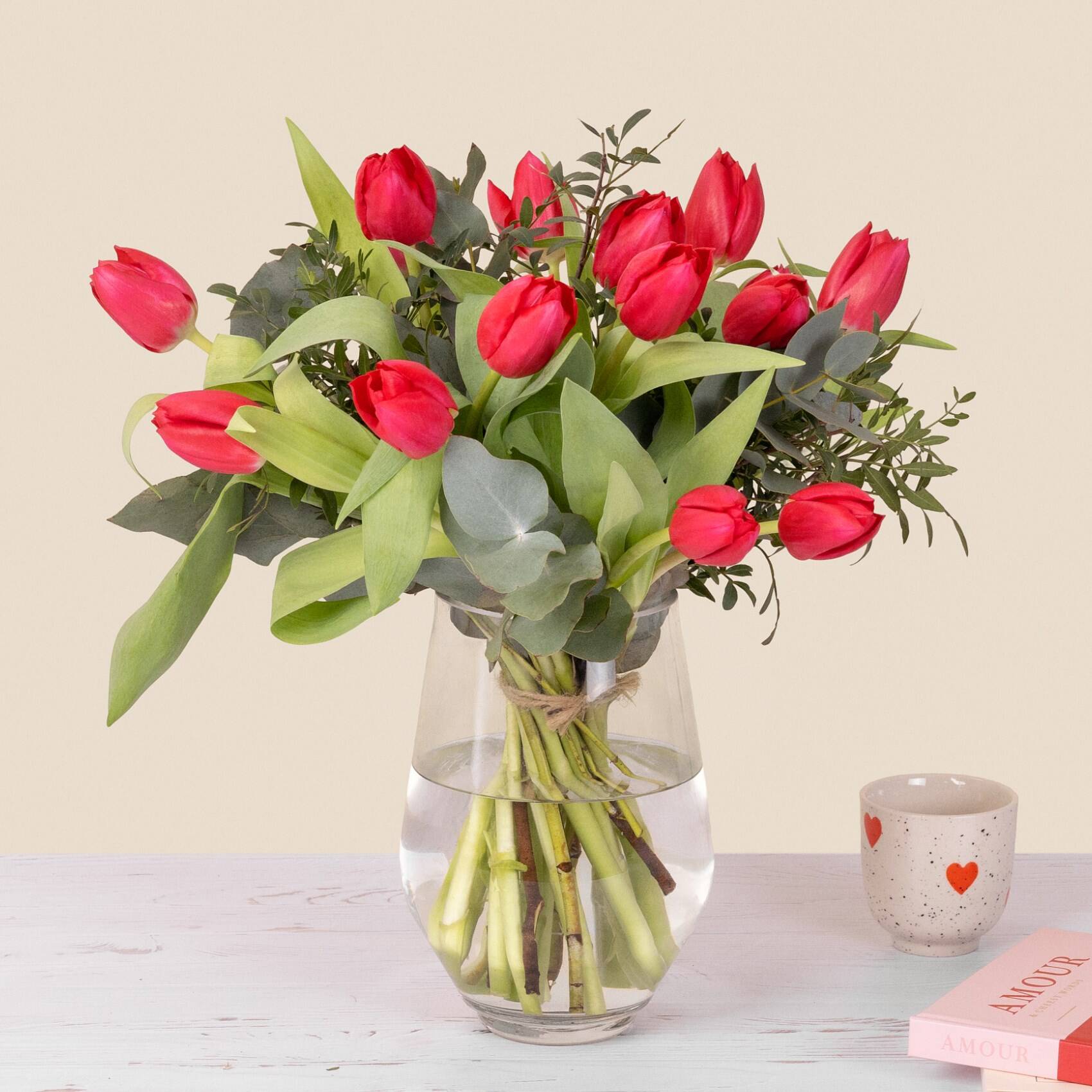Bouquet of Red tulips