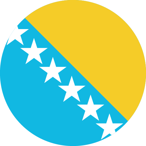 Flagge von Bosnien und Herzegowina