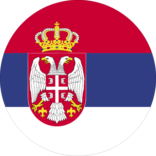 Flagge Serbiens