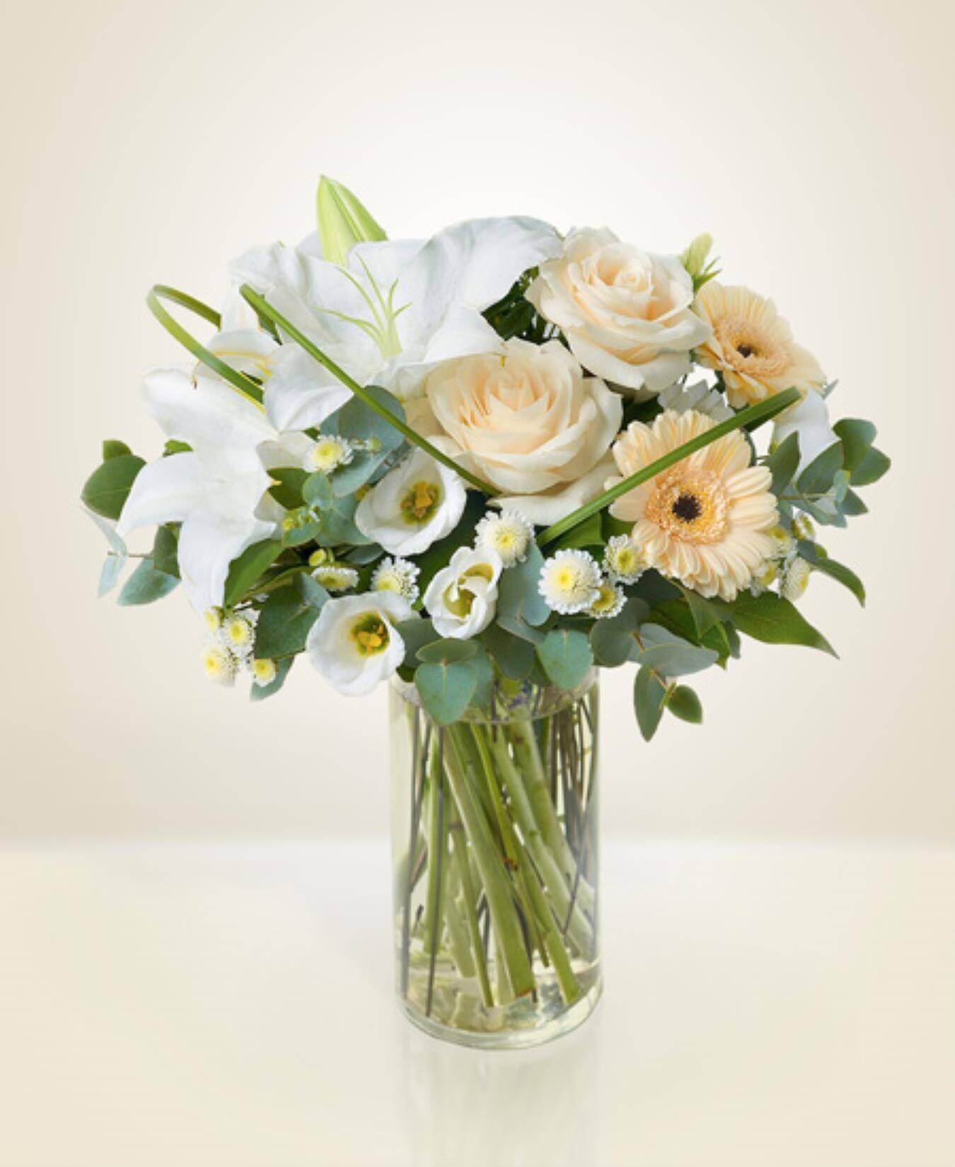 Blume, Blumen-Arrangement, Blumenstrauß, Florales Design, Rose, Blume, Blumen-Arrangement, Blumenstrauß, Florales Design, Rose, Blume, Blumen-Arrangement, Blumenstrauß, Florales Design, Rose, blumen, blumenstrauß, weiß, pfirsich, glasvase