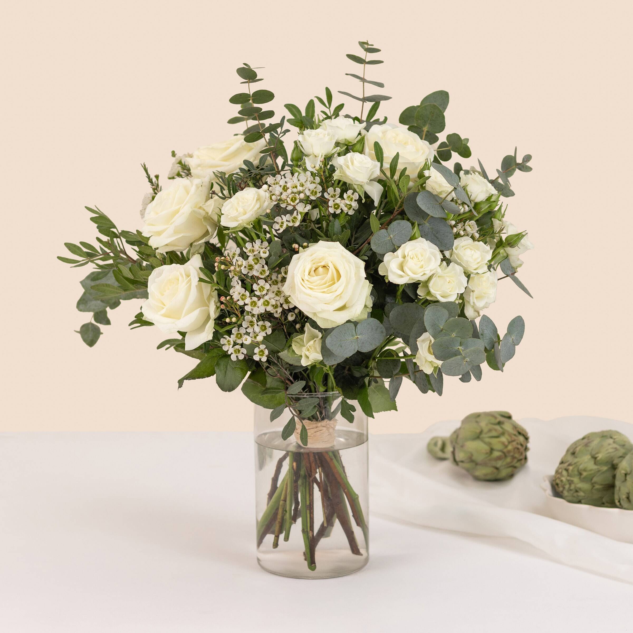 White and green bouquet