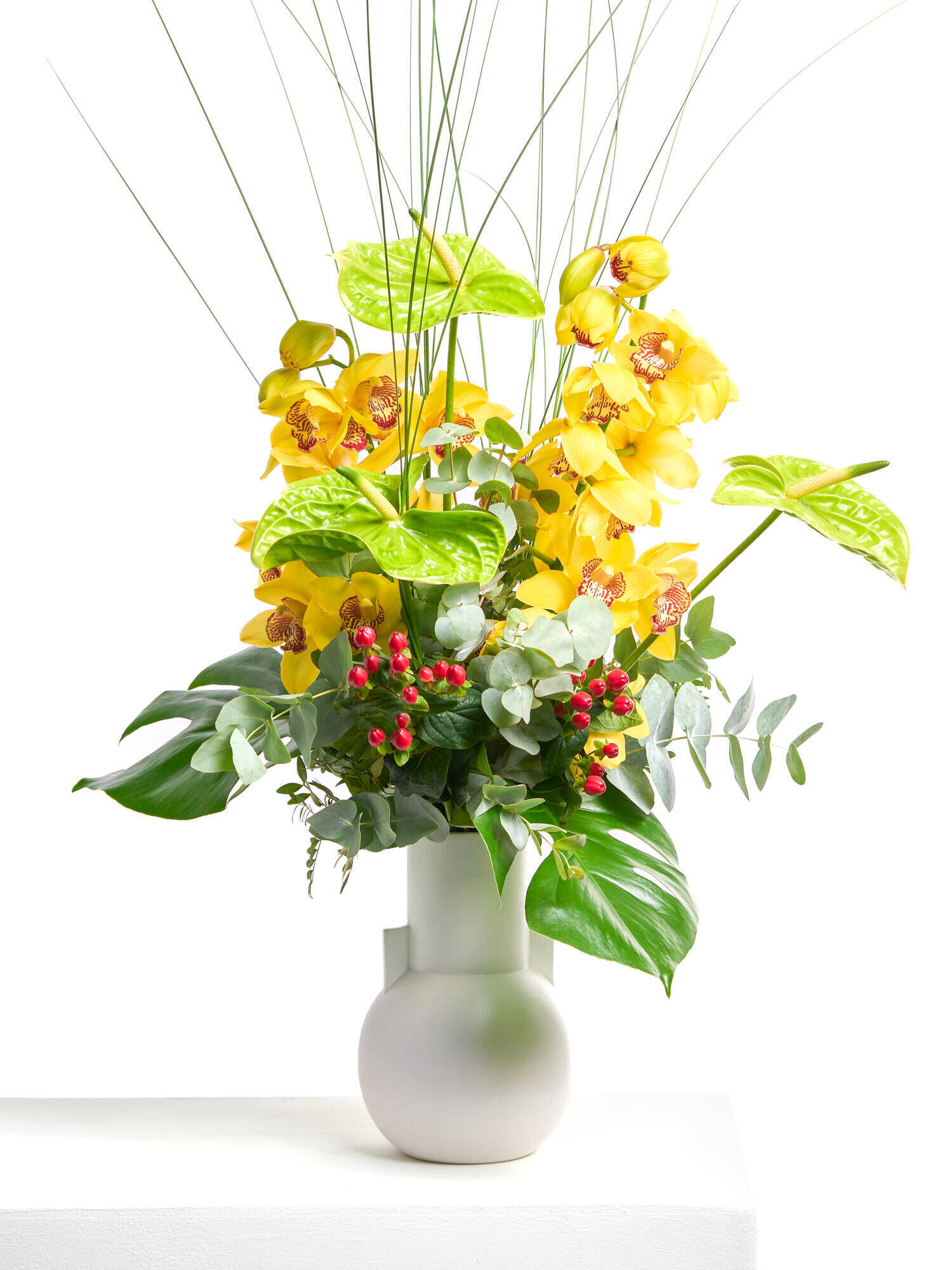 Magie der Orchideen - Hauptfarbe: Gelb, Grün